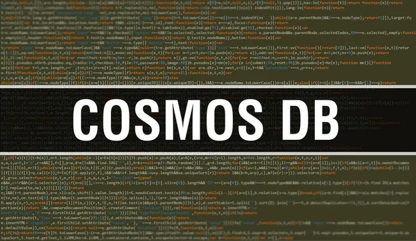 Cosmos Ψηφιακό Κείμενο Κώδικα Java Cosmos Και Έννοια Διάνυσμα Κώδικα — Φωτογραφία Αρχείου