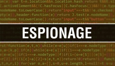 Programın Gelişigüzel bölümleri ile ilgili casusluk konsepti. Yazılım geliştiricisi ve bilgisayar senaryosunun programlama kodları soyut teknoloji arka planına sahip casusluk. Casusluk Arkaplan Komutanlığı