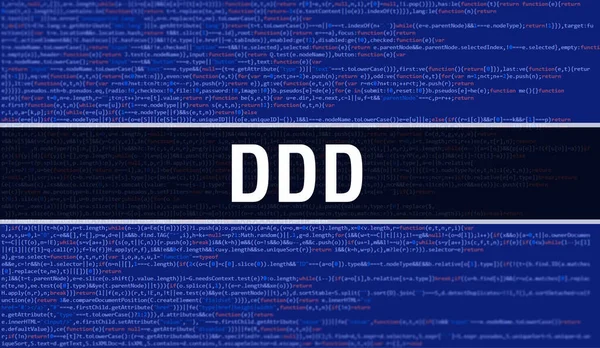 Ddd Текстом Кода Digital Java Концепция Вектора Кодирования Ddd Программного — стоковое фото