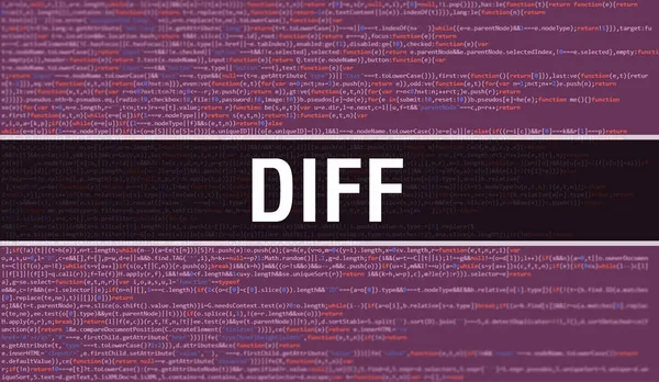 Diff Ψηφιακό Κείμενο Κώδικα Java Έννοια Διάνυσμα Κωδικοποίησης Λογισμικού Diff — Φωτογραφία Αρχείου