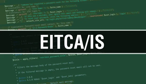 Eitca Konzept Mit Random Parts Program Code Eitca Text Geschrieben — Stockfoto