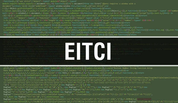 Eitci Concept Illustratie Met Behulp Van Code Voor Het Ontwikkelen — Stockfoto