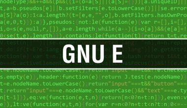 Programın Random Parts of Program Kod.GNU metni ile GNU kavramı yazılım geliştiricisi ve Bilgisayar betiğinin programlama kodu soyut teknoloji arkaplanı üzerine yazılmıştır. Kod Arka Gruplandırmalı GNU E