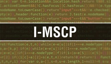 I-MSCP metin yazılmıştır Programlama kod soyut teknoloji arkaplan Yazılım geliştirici ve Bilgisayar betiği. I-MSCP bilgisayar monitöründe kod kavramı. I-MSCP programlama web oturumu kodlaması