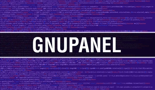 Gnupanel Digital Java Code Text Gnupanel 컴퓨터 소프트웨어 프로그래밍 스크립트 — 스톡 사진