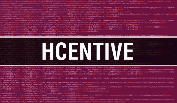 Hcentive Mit Digitalem Java Code Text Hcentive Und Computer Software — Stockfoto