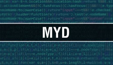 MYD konsepti, Programın Gelişigüzel Parçaları. Yazılım geliştiricisi ve Bilgisayar betiğinin programlama kodları soyut teknoloji arka planına sahip MYD. MYD Arkaplan Görevi