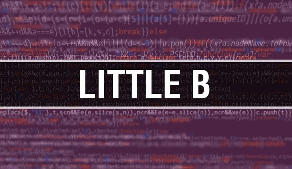 프로그램 Random Parts Program Code 의작은 개념입니다 Little Programming Code — 스톡 사진