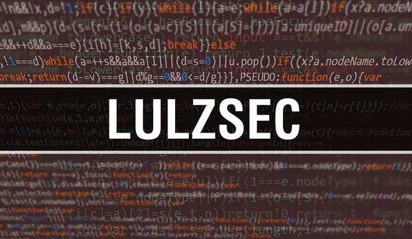 Soyut Teknoloji Kili Kod Arkaplanı Lulzsec Dijital Ikili Veri Güvenli — Stok fotoğraf