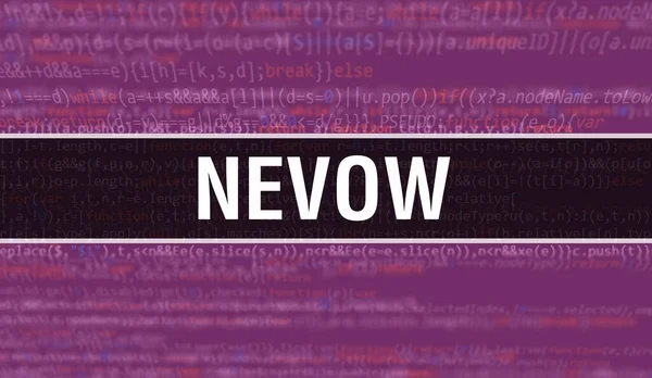 Nevow Binary Κώδικα Ψηφιακή Τεχνολογία Φόντο Αφηρημένο Υπόβαθρο Κώδικα Προγράμματος — Φωτογραφία Αρχείου