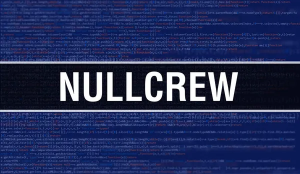 Nullcrew Conceito Com Partes Aleatórias Código Programa Nullcrew Texto Escrito — Fotografia de Stock