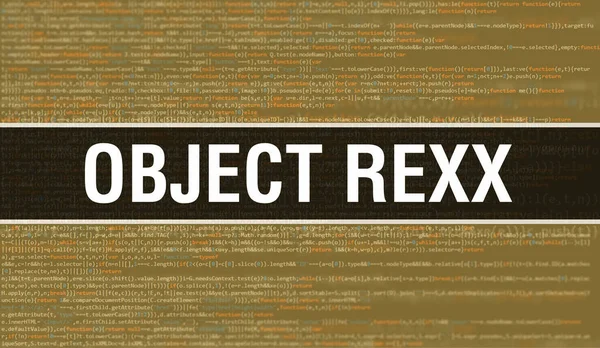 Objektum Rexx Koncepció Random Parts Program Code Object Rexx Szöveget — Stock Fotó