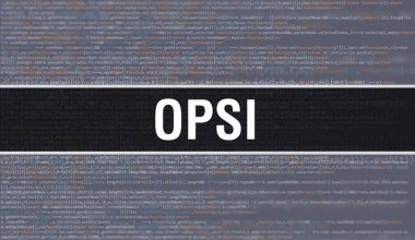 Soyut Teknoloji İkili Kod Arkaplanı ile Opsi. Dijital ikili veri ve Güvenli Veri Konsepti. Yazılım / Web Geliştirici Programlama Kodu ve Opsi. Opsi Javascript Soyut Bilgisayar Betiği