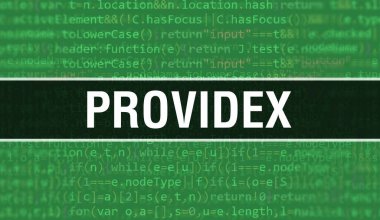 ProvideX konsepti program kodunun Random Parts of Program Kod.ProvideX metni yazılmıştır. Programlama kodu soyut teknoloji arka planı yazılmıştır. Yazılım geliştiricisi ve Bilgisayar betiği. Teknoloji morina balığıyla ProvideX