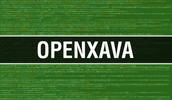 Openxava Abstract Technology Binary Code Background Digital Binary Data Secure — 스톡 사진