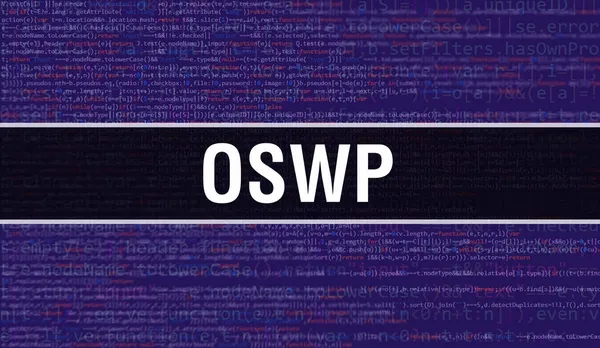 Oswp Digital Java 텍스트 Oswp 컴퓨터 소프트웨어 프로그래밍 스크립트 Java — 스톡 사진