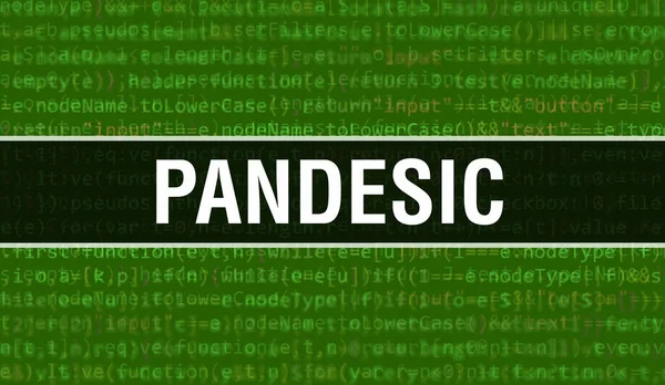 Pandesic Ψηφιακό Υπόβαθρο Τεχνολογίας Δυαδικού Κώδικα Αφηρημένο Υπόβαθρο Κώδικα Προγράμματος — Φωτογραφία Αρχείου