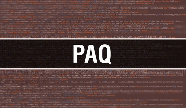 Paq Abstraktní Technologií Binární Kód Background Digital Binární Data Secure — Stock fotografie