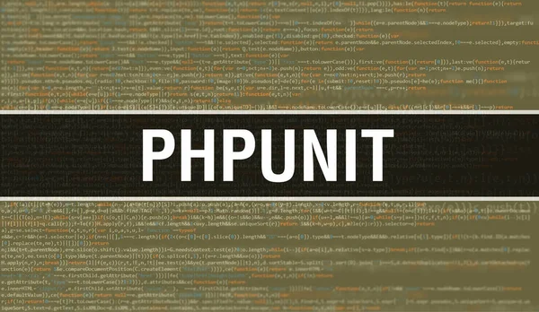 Phpunit Abstract Technology Binary Code Background Digital Binary Data Secure — 스톡 사진