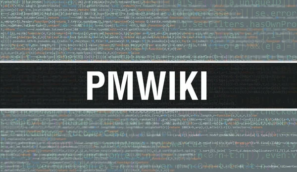 Pmwiki Digital Java Code Text Pmwiki Computer Software Coding Vector — Stock Photo, Image