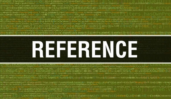 Referenz Mit Digitalem Java Code Text Referenz Und Computersoftware Kodierungsvektorkonzept — Stockfoto