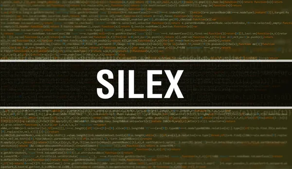 Silex Absztrakt Technológiával Bináris Kód Háttér Digitális Bináris Adatok Secure — Stock Fotó
