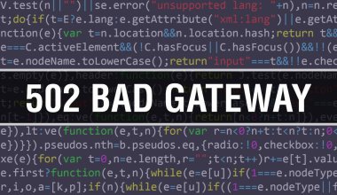 İkili kod dijital teknoloji geçmişi olan 502 Bad Gateway. Program kodlu soyut arkaplan ve 502 Bad Gateway. Programlama ve kodlama teknolojisi geçmişi. Progra ile 502 Kötü Geçit