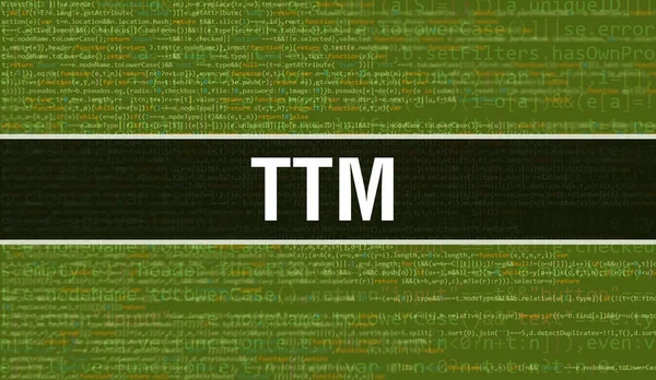 Programın Rastgele Parçaları ile TTM konsepti. Programlama kodu soyut teknoloji arka planına sahip TTM yazılım geliştiricisi ve Bilgisayar betiği. TTM Arkaplan Gözlemleri