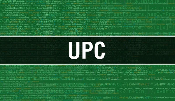 Upc Concept Met Random Parts Program Code Upc Met Programmeercode — Stockfoto