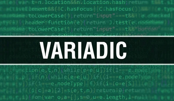 Kili Kod Dijital Teknoloji Geçmişi Olan Varyasyonlar Program Kodu Variadic — Stok fotoğraf