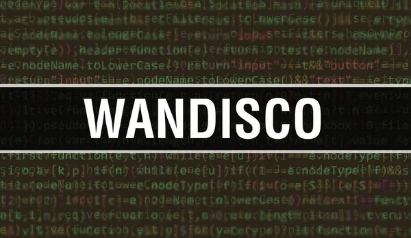 Wandisco Com Texto Código Java Digital Wandisco Conceito Vetor Codificação — Fotografia de Stock
