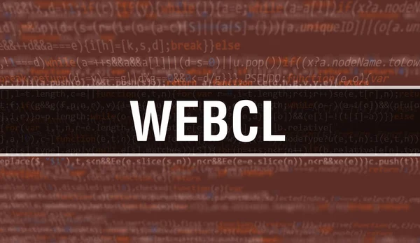 프로그램 개발하기 코드를 사용하는 삽화이다 Webcl 사이트 Code Colourful Tags — 스톡 사진