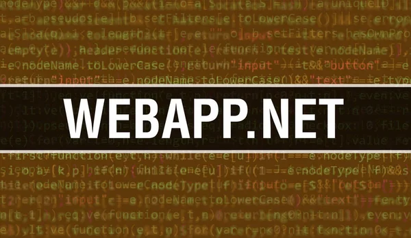 Webapp Net デジタルJavaコードテキスト Webapp Netとコンピュータソフトウェアコーディングベクトルの概念 プログラミング コーディング スクリプトJava Webapp Netとのデジタル — ストック写真