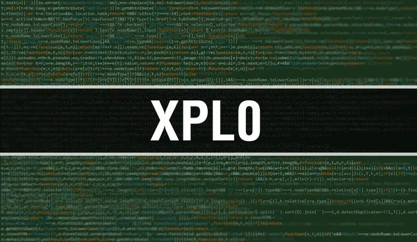 Xpl0 Koncepció Illusztráció Kóddal Programok Alkalmazások Fejlesztéséhez Xpl0 Weboldal Kód — Stock Fotó