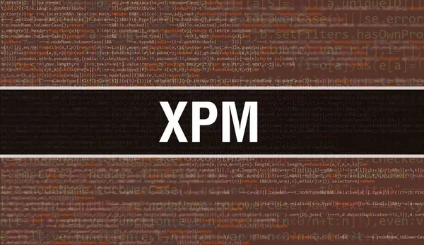 Xpm Szöveg Írt Programozási Kód Elvont Technológiai Háttér Szoftverfejlesztő Computer — Stock Fotó