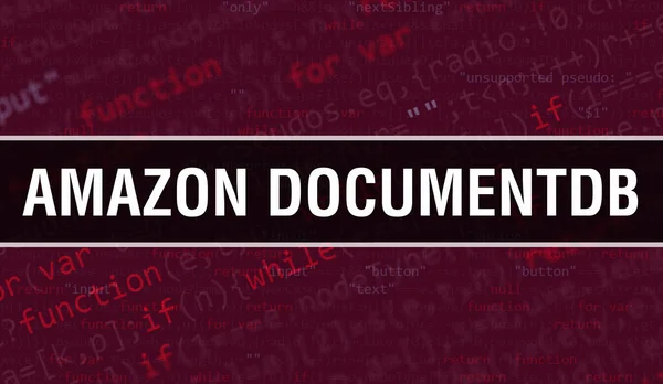 Amazon Documentdb Εικόνα Έννοια Χρησιμοποιώντας Κώδικα Για Την Ανάπτυξη Προγραμμάτων — Φωτογραφία Αρχείου