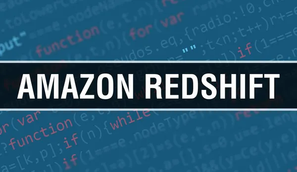 Amazon Redshift Met Digitale Java Code Tekst Amazon Redshift Computer — Stockfoto