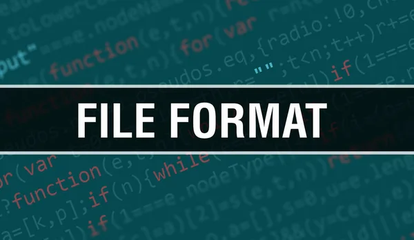 Format Pliku Kodem Cyfrowym Java Tekst Format Pliku Koncepcja Wektora — Zdjęcie stockowe