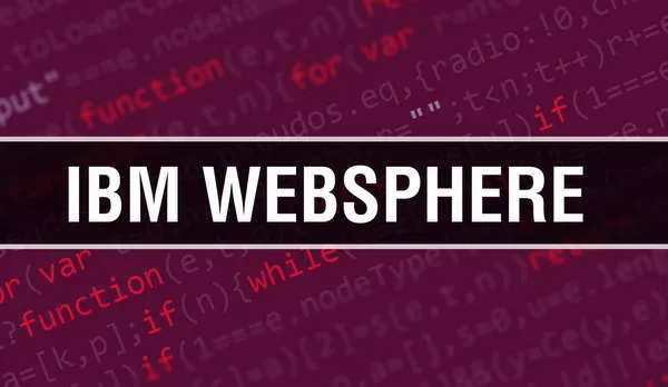 Ibm Websphere Ψηφιακό Κείμενο Κώδικα Java Ibm Websphere Και Την — Φωτογραφία Αρχείου