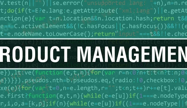 Product Management Digital Java Code Text Product Management Computer Software — Stock Photo, Image