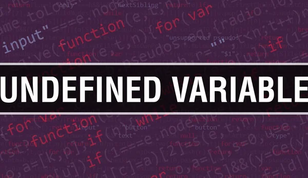 Variable Indefinida Con Tecnología Abstracta Fondo Código Binario Datos Binarios —  Fotos de Stock
