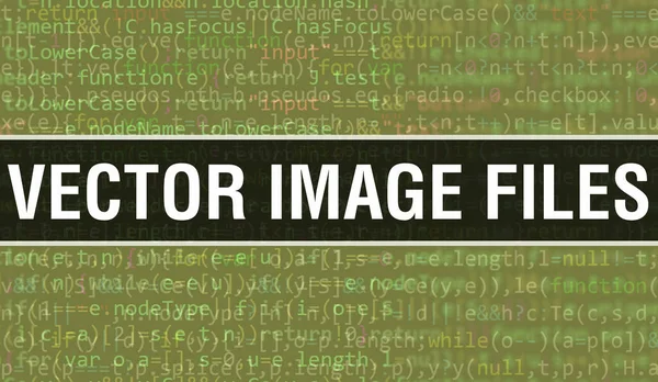 Vector Image Files Concept Random Parts Program Code Vector Image — Φωτογραφία Αρχείου