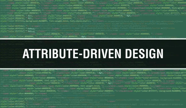 Erkännande Driven Design Text Skriven Programmering Kod Abstrakt Teknik Bakgrund — Stockfoto