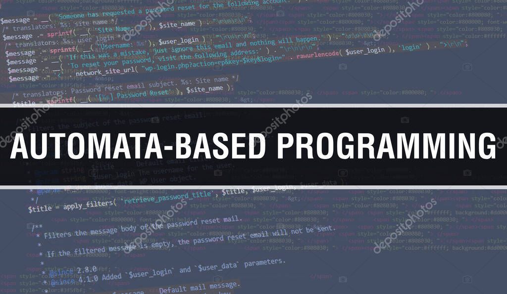 Concepto de programación basado en autómatas con partes aleatorias del ...