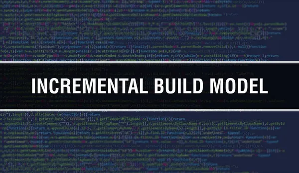 Modelo Compilación Incremental Con Texto Código Java Digital Modelo Construcción —  Fotos de Stock