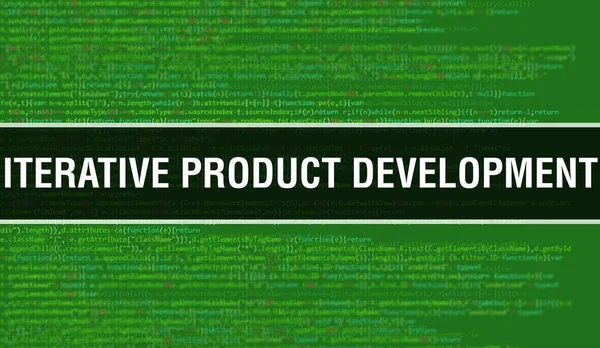 Ітеративна Розробка Продукту Цифровим Текстом Java Ітеративна Розробка Продукту Концепція — стокове фото