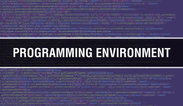 Environnement Programmation Avec Texte Code Java Numérique Environnement Programmation Logiciel — Photo