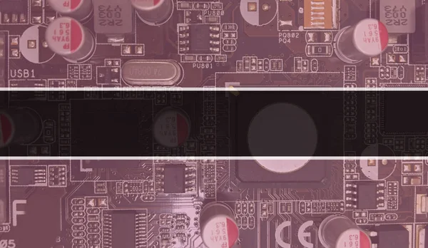 concept with Electronic Integrated Circuit on circuit board.  with Computer Chip in Circuit Board abstract technology background and Chip close up on a integrated circuit.  Background concep