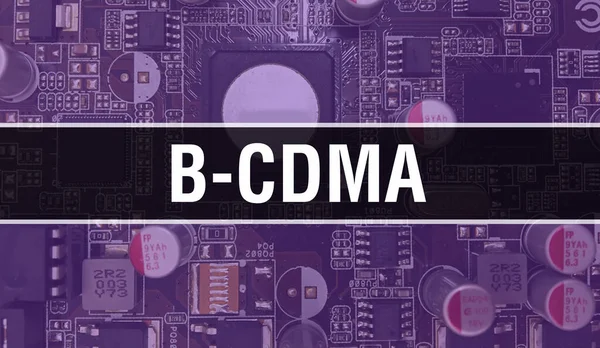 Cdma Koncepció Számítógép Alaplapon Cdma Szöveg Írt Technology Motherboard Digitális — Stock Fotó