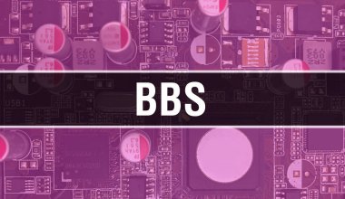 Teknoloji Anakart Dijital ile BBS. BBS ve Bilgisayar Devre Kurulu Elektronik Bilgisayar Donanım Teknolojisi Anakart Dijital Çip kavramı. BBS 'yi entegre devre domuzuyla kapat